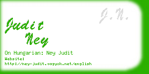 judit ney business card